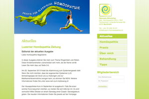 screenshot von luzern-homoeopathie.ch